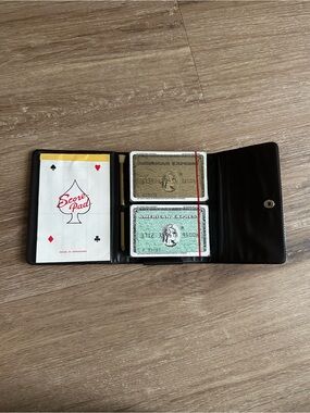 Vintage American Express Bridge Travel Set - NEW - Promo for Gold Card Members